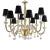 Modern Venetian “Rostrato” Murano Glass Chandelier For Sale