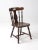Brown Vintage Wood Pub Style Chair For Sale - Image 8 of 12