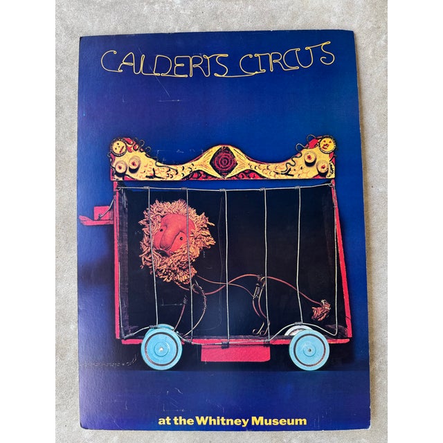 Paper 1970s Alexander Calder Circus Print Whitney Museum For Sale - Image 7 of 8