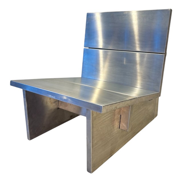 Vintage Stainless Steel Chair, 2000 For Sale