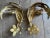 Golden Flower Sconces, Set of 2 For Sale - Image 4 of 9