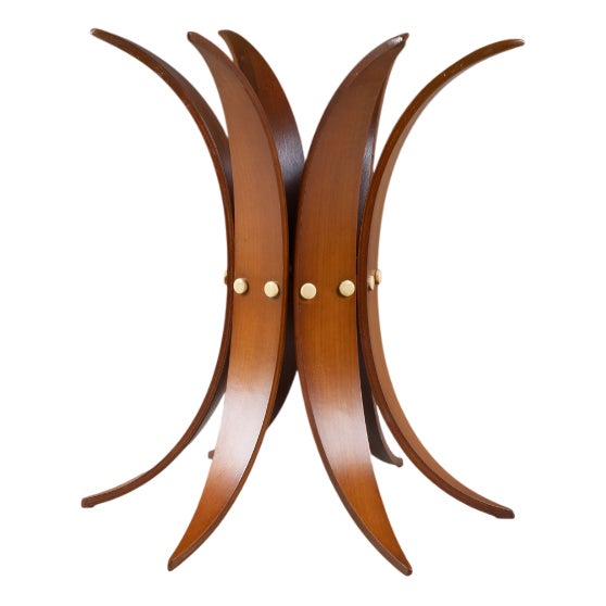 Wooden Vase Holder, 1960s For Sale