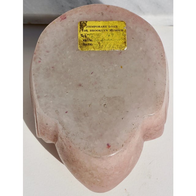 Francoise Emile Decorchemont Pate De Verre Mold of a Woman’s Face For Sale - Image 4 of 9
