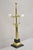 Vintage French Empire Brass & Italian Black Marble Column Table Lamps - A Pair For Sale - Image 11 of 12