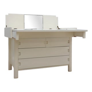 Vintage Dressing Table with Drawers from Saporiti Italia, 1970s For Sale