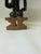 Vintage Large 17.5" Hand-Carved Wood Ashanti Akuaba Figure - Seated Mother & Child For Sale - Image 4 of 12