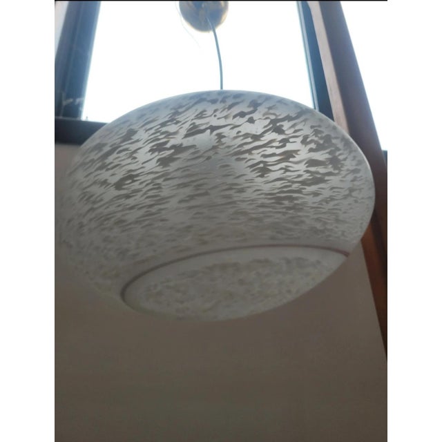 Murano Glass Ceiling Light from Manifattura Di Murano, 1970s For Sale - Image 11 of 12