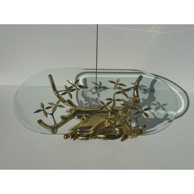 Willy Daro 1970s Brass Bonsai Tree Coffee Table Attributed to Willy Daro For Sale - Image 4 of 12