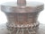 Mid-Century Tribal Sgraffito Plaster Table Lamp. Bronze Toned, Circa 1960s For Sale In Atlanta - Image 6 of 7