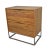 Salvaged Teak Modern Bedside Table / Nightstand For Sale - Image 4 of 10