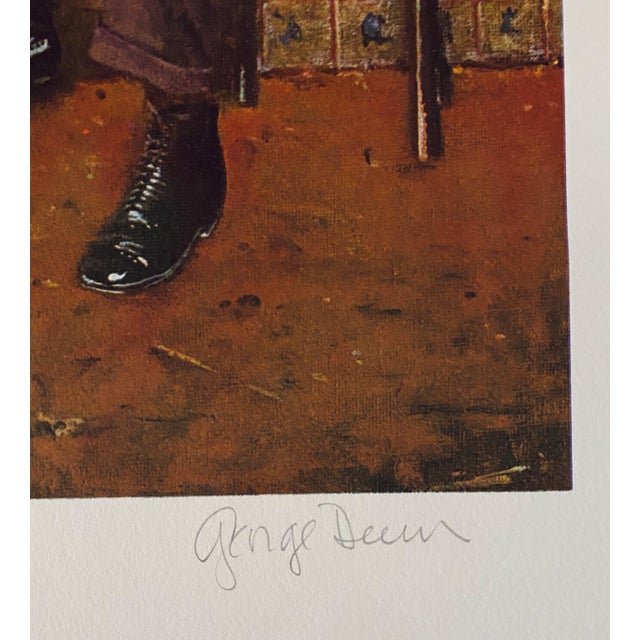 Late 20th Century George Deem, American Artist George Deem Signed Color Lithograph Titled Hands Off Mayakovsky For Sale - Image 5 of 7