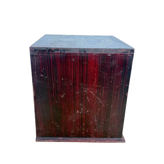 Antique Gütermann Thread Cabinet in Wood, 1890s For Sale - Image 5 of 9