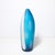 Mid-Century Hand-Blown Cerulean Blue Murano Glass Vase W/ Battuto Texturing For Sale - Image 16 of 16