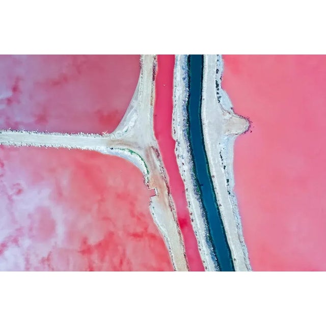 Robbie Goodhall, Aerial View Over the Stunning Colourful Lake at Hutt Lagoon, Port Gregory, Western Australia,...
