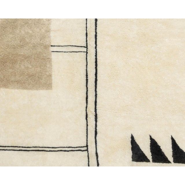 Early 21st Century Hand-Knotted Wool Rug by Azele Studio For Sale - Image 5 of 9