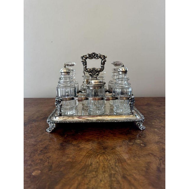 Antique Georgian Bottle Cruet Set, 1800s, Set of 8 For Sale - Image 10 of 10