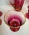 Mid-Century Raspberry Ombre Glass Barware Set, Attributed to Blendo For Sale - Image 12 of 12