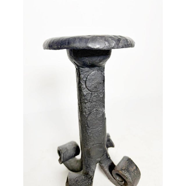 Cast Iron Tripod Candleholder, France, 1960s For Sale - Image 12 of 13