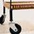Metal Trolley with Bamboo and Wicker Details, 1960s For Sale - Image 9 of 11