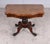 Victorian Walnut Games Table with Fold-Over Top, 1880s For Sale - Image 3 of 8