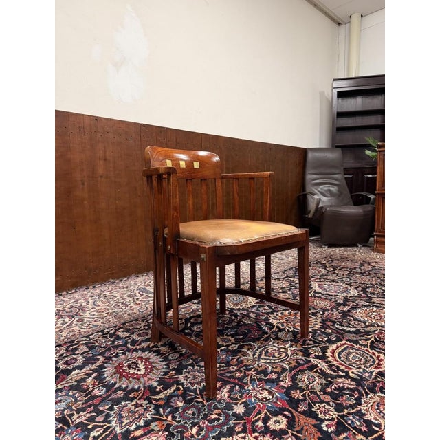 Wood Chair in Mahogany from Globe Wernicke For Sale - Image 7 of 8