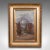 This is a small antique Continental School painting. A framed oil on canvas European landscape, dating to the early 20th...