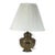 Antique Thomas B Adams and Sons Electrified Brass Oil Lamp For Sale