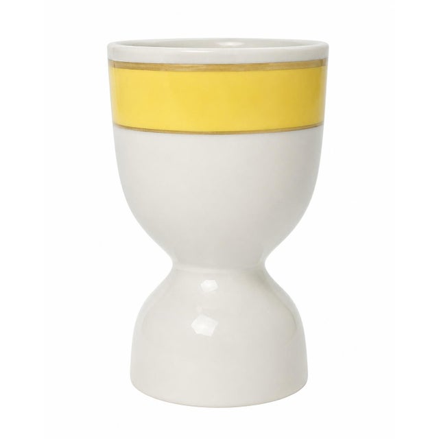 Vintage the Carlyle Hotel Nyc Egg Cup Yellow New York City For Sale