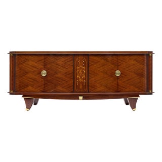 Vintage French Art Deco Period Buffet, Rosewood, Circa 1940 For Sale