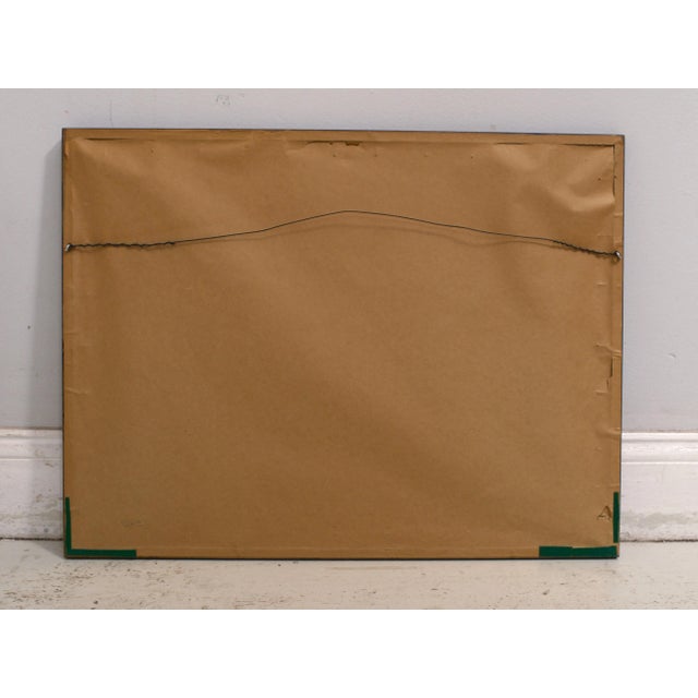 Sculpture Materials Vintage Framed & Matted Colored Map Engraving of Italy For Sale - Image 7 of 7