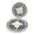 Majolica Reticulated Lilac Plates by Villeroy and Boch - Pair For Sale