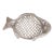 Vintage Arthur Court Fish Bowl — Cast Aluminum, 1981 For Sale