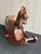 Late 20th Century Vintage Late 20th Century Handcrafted Solid Cherry Wood Child’s Rocking Horse For Sale - Image 5 of 12