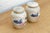 Asian Antique Pair of Petite Crackle Glaze Jars With Lids For Sale - Image 3 of 9