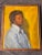 Vintage Mid Century Oil Portrait – African American Male Figure on Yellow Ground, Framed (1960s–1970s) For Sale - Image 10 of 10