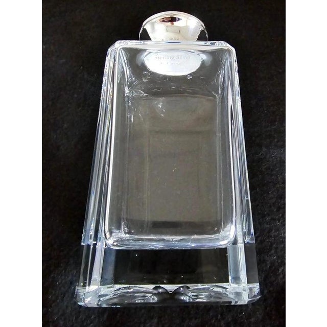 Sterling Silver Mounted Crystal Decanter by Carrs of Sheffield, 2005 For Sale - Image 14 of 18