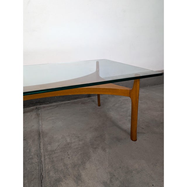 Mid-Century Modern Mid Century Modern Sculptural Teak Coffee Table by Sven Ellekaer for Christian Linneberg, C1960s For Sale - Image 3 of 10