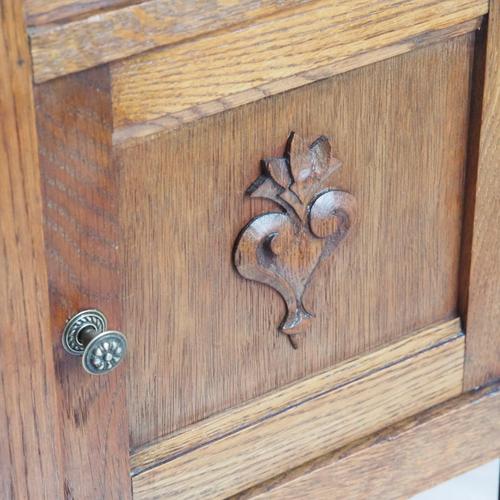Antique Slim Bedside Table with Marble Top, France, 1900 For Sale - Image 10 of 12