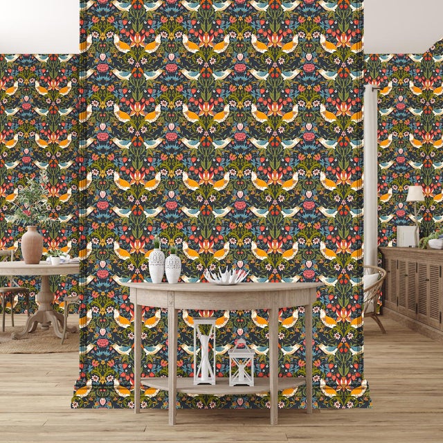 The Strawberry Thief design by William Morris is one of his most iconic and celebrated patterns, showcasing his love for...