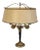 Empire Style Gilt Brass Lamp, Early 20th Century For Sale