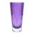 Jeff Leatham for Waterford Icon Purple Amethyst Lead Crystal Decorative 12" Vase For Sale