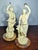 Metal Antique 19th Century French Spelter Allegorical Figural Statues - A Pair For Sale - Image 7 of 11