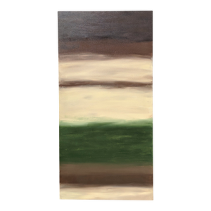 Original Abstract Organic Modern Vertical Painting on Canvas