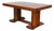 1940s French Carved Wood Dining Table Attributed to Charles Dudouyt For Sale