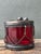 Metal Vintage Glass Drum Lidded Jar For Sale - Image 7 of 12