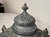 19th Century Large Antique Ornate 19th Century Victorian Metal Bronze Desk Inkwell Stand Jar For Sale - Image 5 of 13