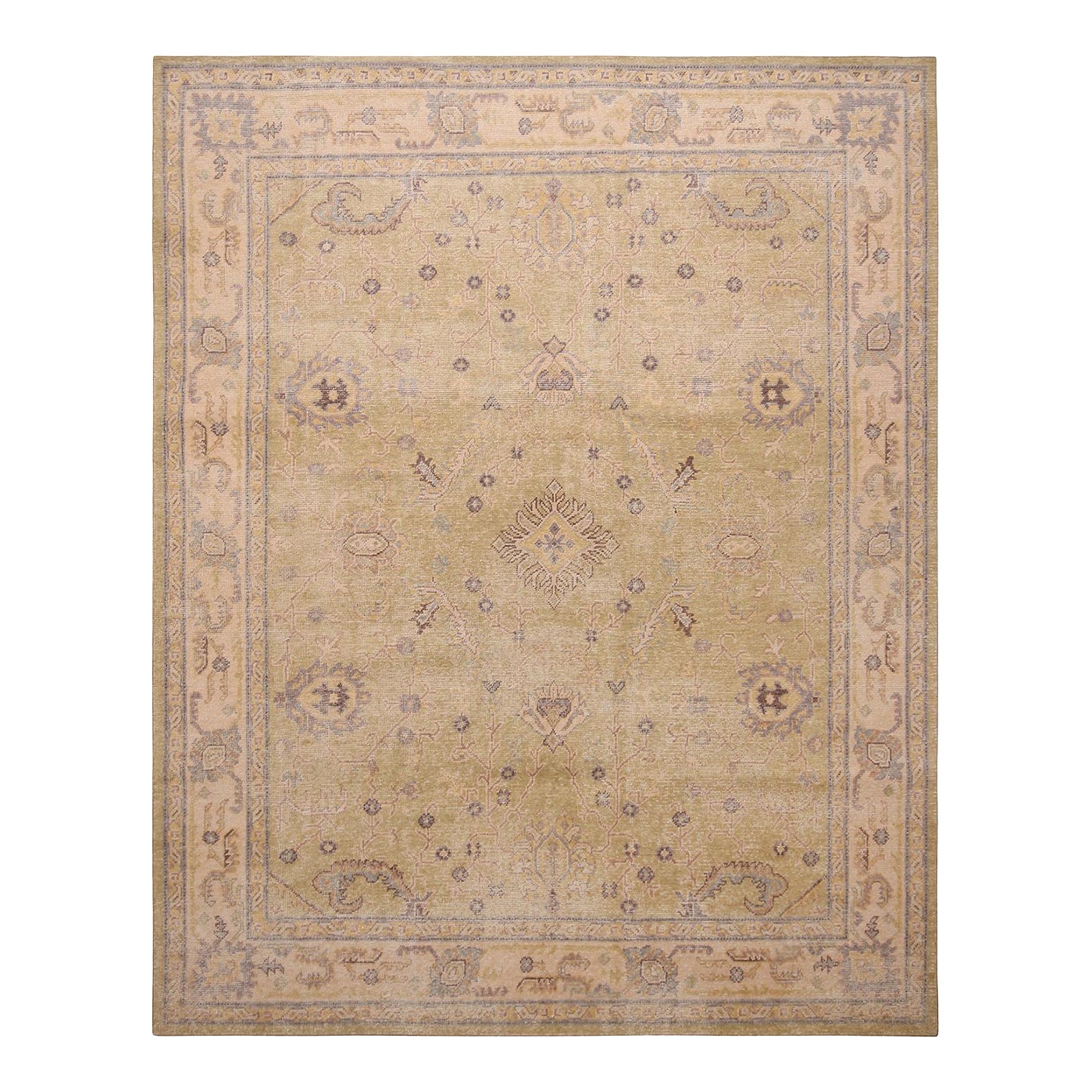 Rug & Kilim’s Traditional Cyrus Rug in Pistachio, 2x3 Chairish