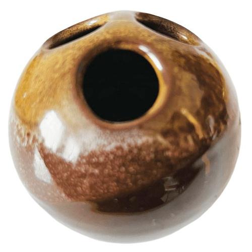 Vintage Space Age Ceramic Spherical Ornament Sculpture by Marisa, 1970s, Set of 3 For Sale - Image 4 of 9