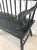 Antique Black Painted Deacons Bench For Sale - Image 9 of 18