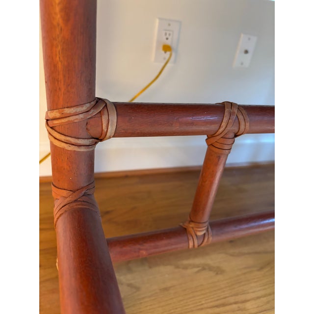 1970s 1970s Lyda Levi - McGuire Attributed Convertible Dining/Console Table For Sale - Image 5 of 7